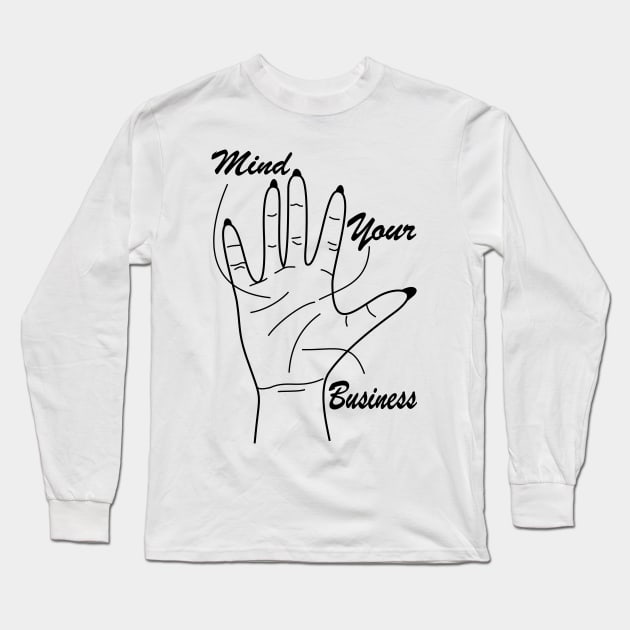 Palm Reading for Beginners Long Sleeve T-Shirt by Brunaesmanhott0